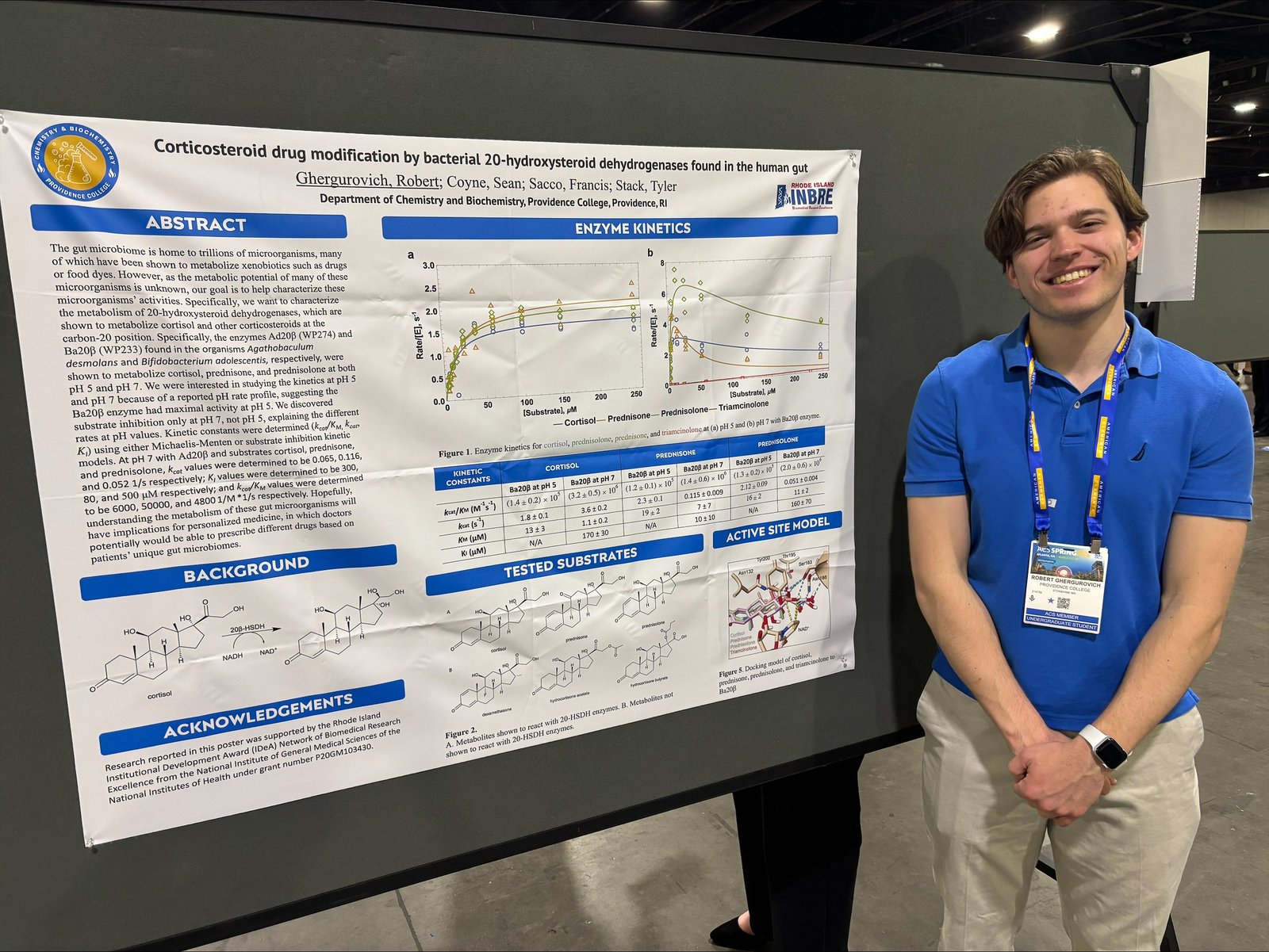 ACS Spring 2026 Atlanta - student from Providence College with their poster